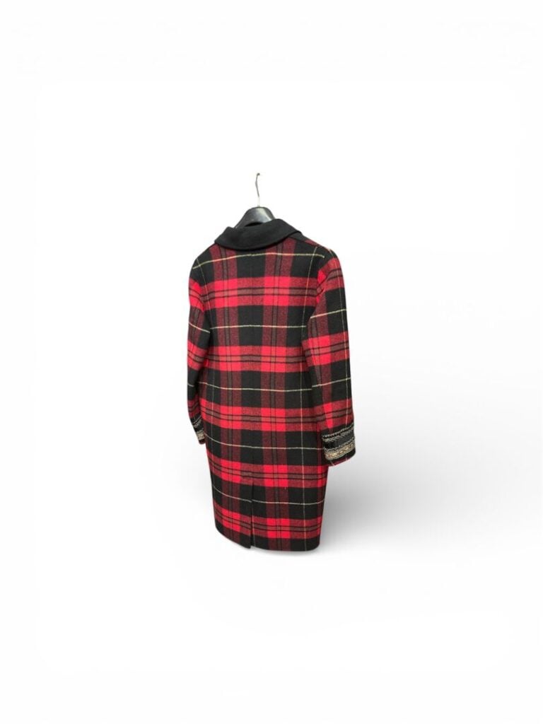 THE KOOPLES - Manteau en laine à motifs de carreaux