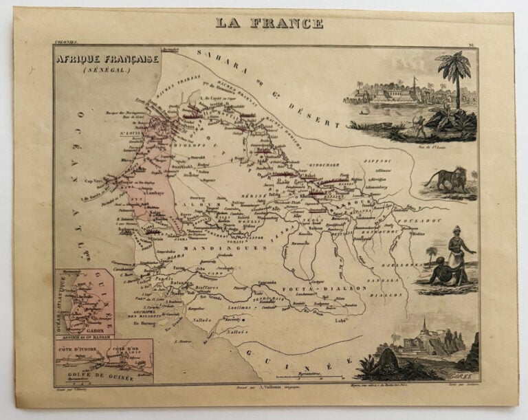[AFRIQUE] Ensemble d'estampes : - - 8 estampes extraites d'ouvrage - Femmes du…
