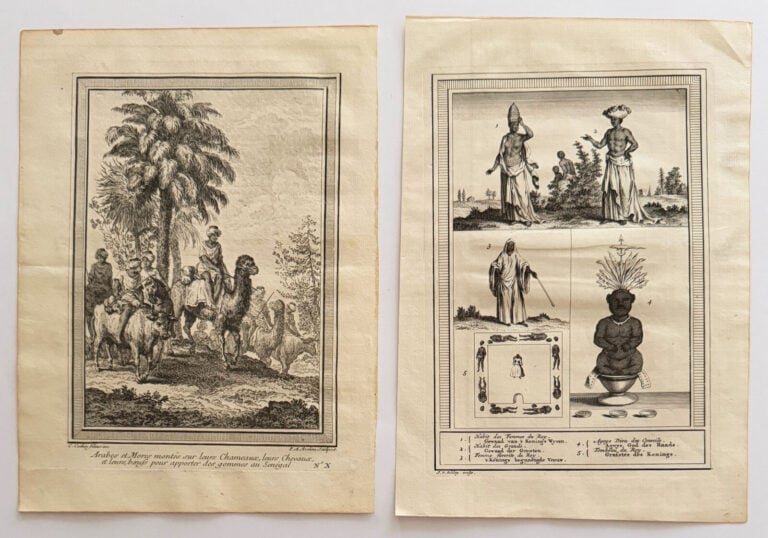 [AFRIQUE] Ensemble d'estampes : - - 8 estampes extraites d'ouvrage - Femmes du…