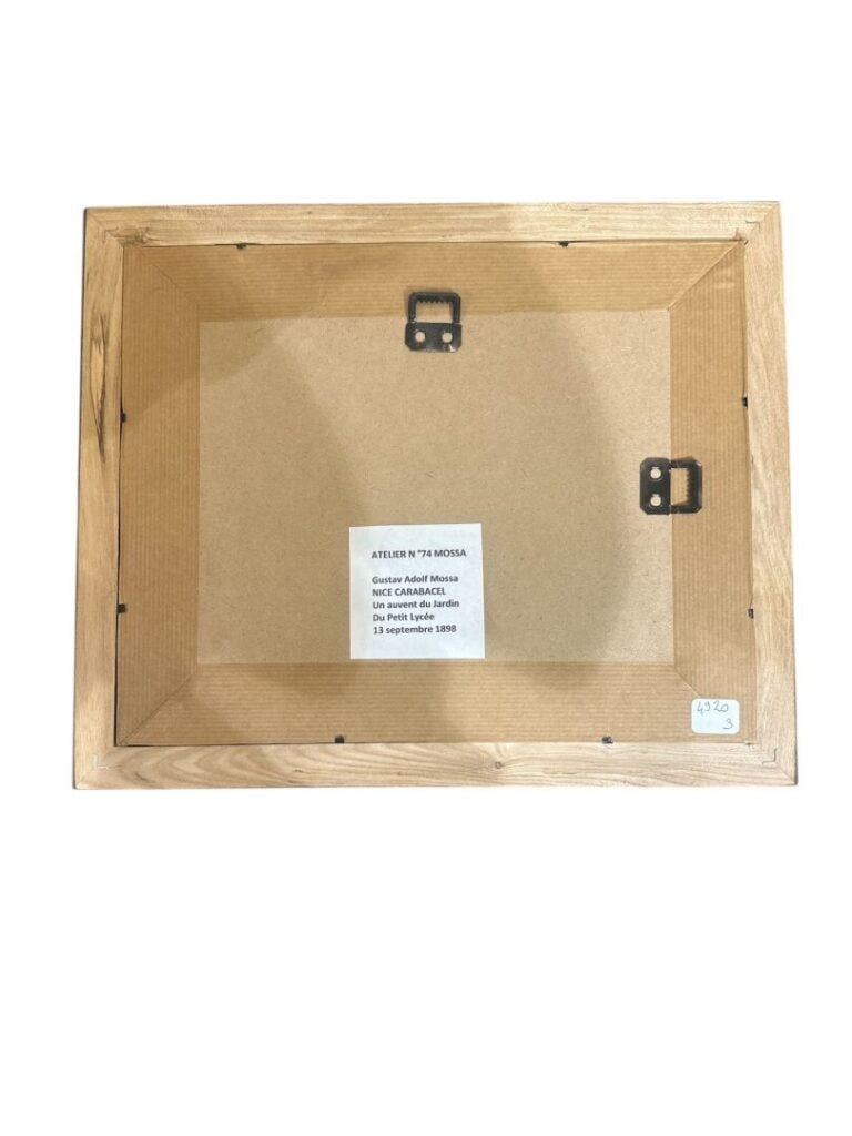 Gustave Adolphe MOSSA (1883-1971) - "Nice Carabacel, un auvent du jardin du Pet…