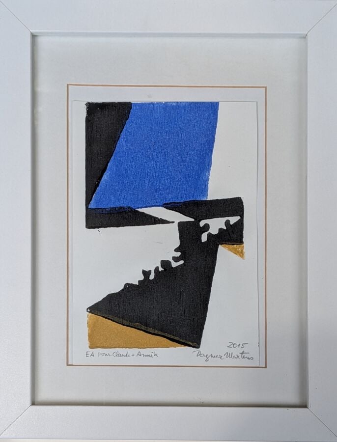 Lot comprenant : - - Dagmar MARTENS (1942 -) - Composition - Lithographie, EA,…