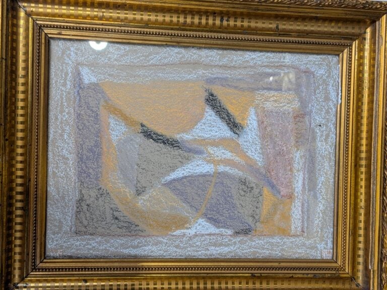 Lot comprenant : - - Ecole XXème - Pastel - 34 x 24 cm - - - Ecole Xxème - Comp…