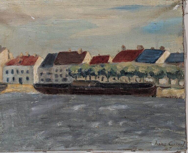 Lot comprenant : - - Etienne de LIERRES - Le Pont Neuf - Huile sur toile signée…
