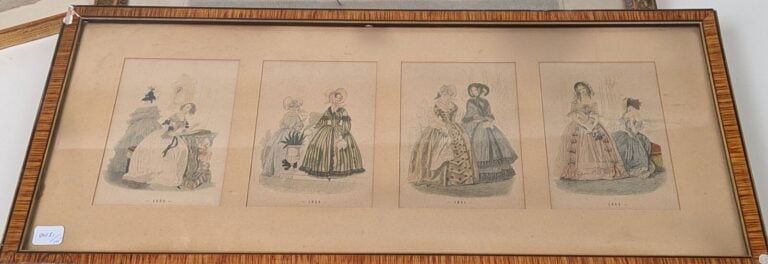Lot de 12 pièces encadrées diverses - - Lot à retirer à : - PANAME SERVICES - 5…