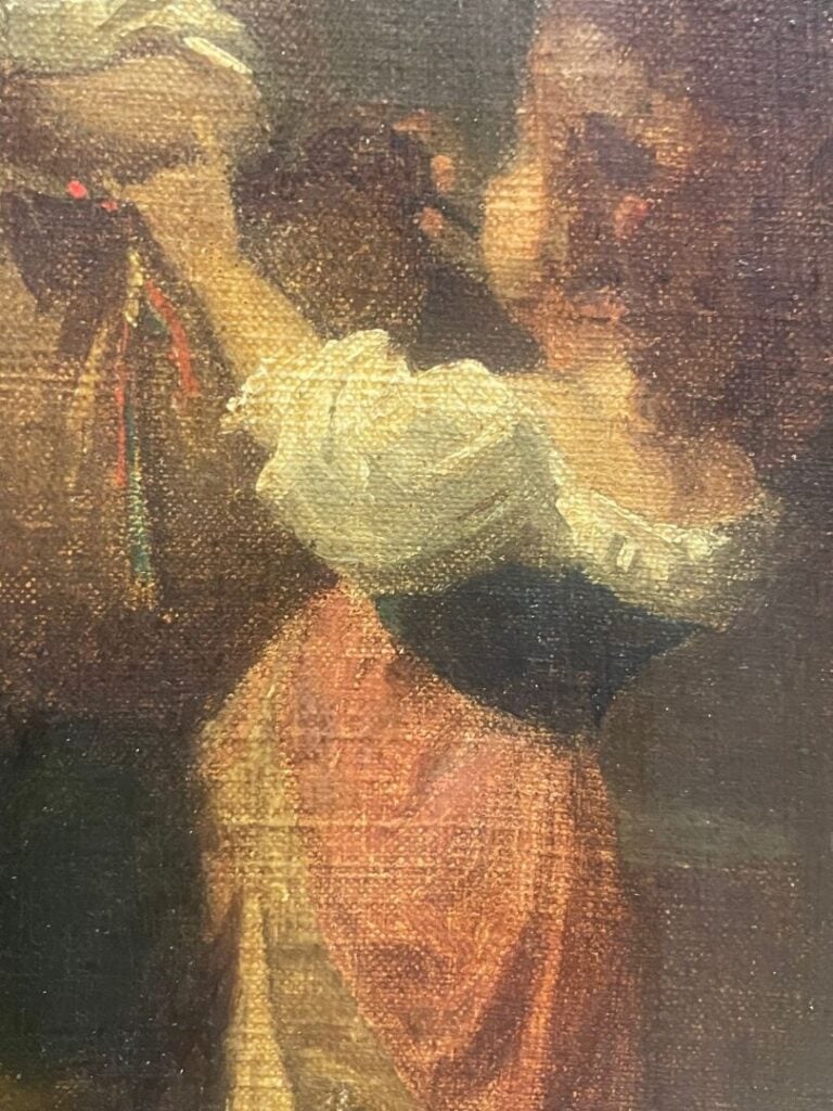 Louis BAADER (1828-1919) - Le Joueur de cornemuse - Huile sur toile, signée en…