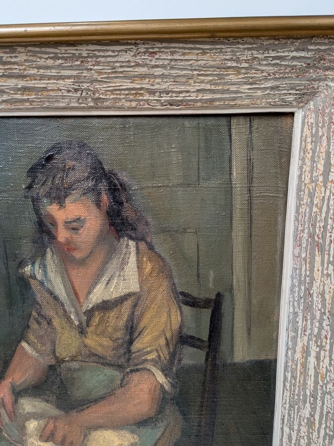 Paul COLLOMB (1921-2010) - La vaisselle - Huile sur toile, signée en bas à droi…