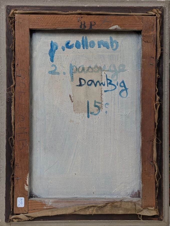 Paul COLLOMB (1921-2010) - La vaisselle - Huile sur toile, signée en bas à droi…