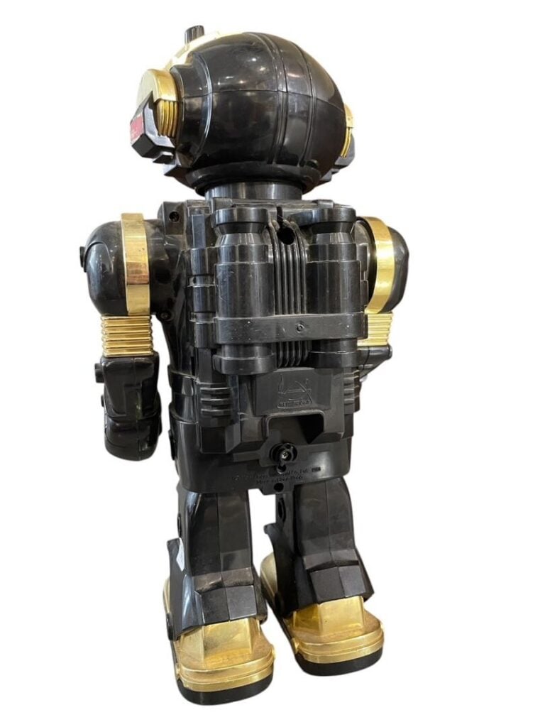 Robot Magnatron MT2 en plastique noir - H : 39.5 cm