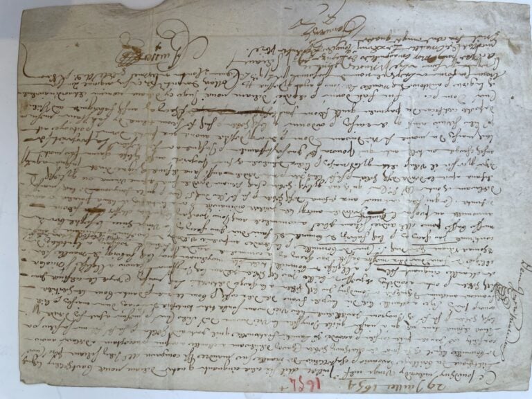 [VIEUX PAPIERS] - Ensemble de documents divers dont : - - Manuscrit :Ecrits d'u…
