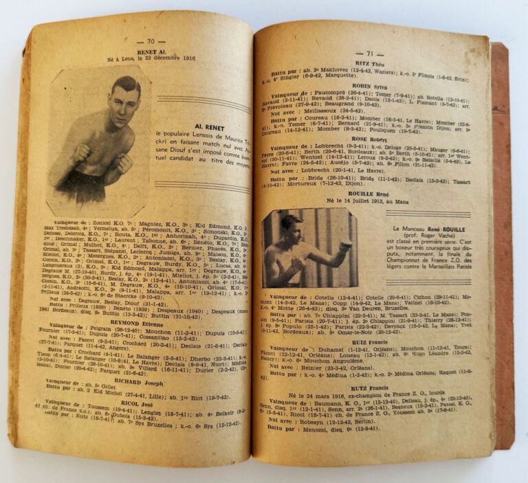 [VIEUX PAPIERS] - Lot de fascicules divers : - - «BOXE 1943 » par Pierre BARDEL…
