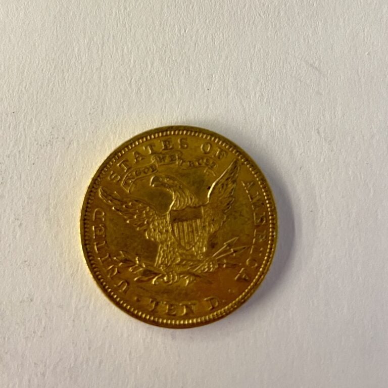 1 pièces de 10 dollars or Lady Liberty 1907 Poids :16.72 g