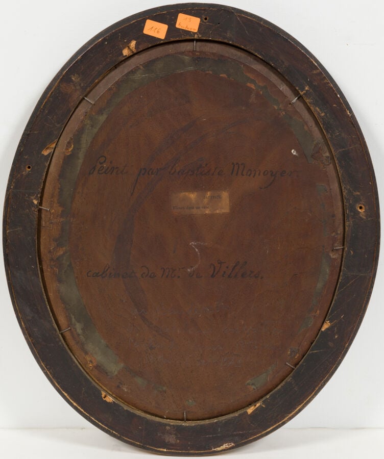 ATTRIBUÉ À NICOLAS - BAUDESSON (1611-1680) - Fleurs coupées dans un vase sur -…