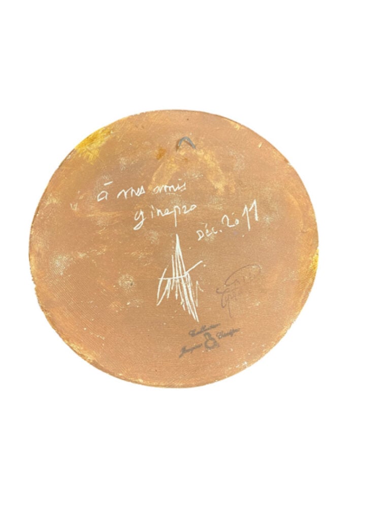 C. DE LA PATELLIERE - "Jean-Honoré Fragonard 1732-1806" - Plaque en terre cuite…