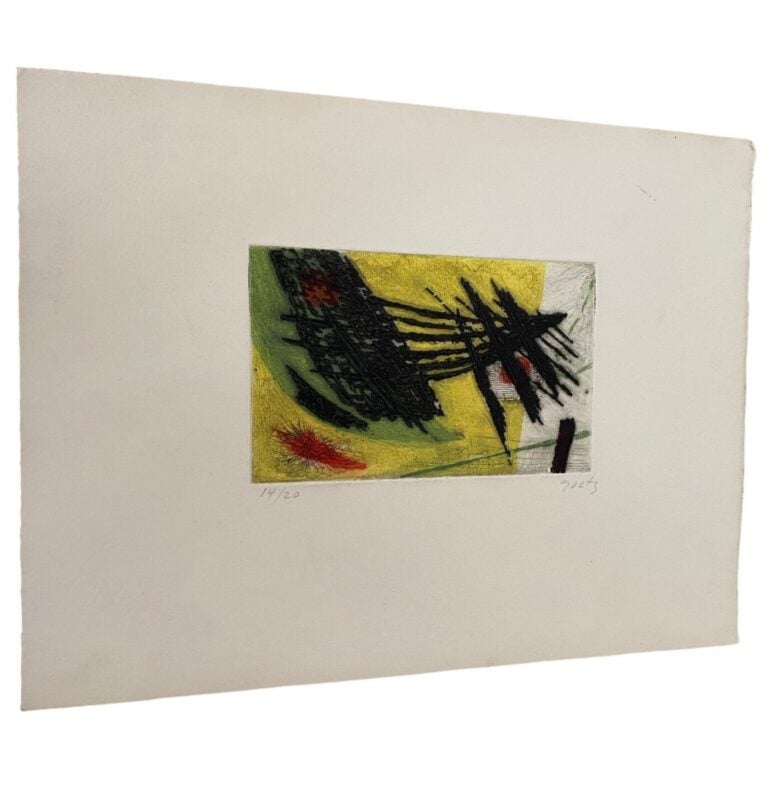 Henri GOETZ (1909-1989) - Réunion de d'une petite et d'une grande lithographie…