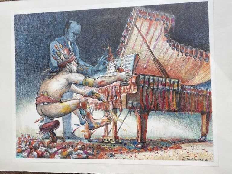Jacques SECHAUD (1926-2014) - Très important lots de dessins sur les artistes d…