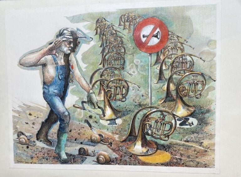 Jacques SECHAUD (1926-2014) - Très important lots de dessins sur les artistes d…