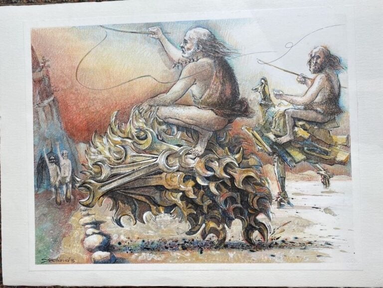 Jacques SECHAUD (1926-2014) - Très important lots de dessins sur les artistes d…