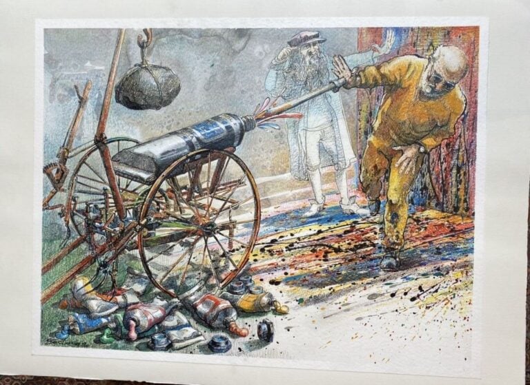 Jacques SECHAUD (1926-2014) - Très important lots de dessins sur les artistes d…