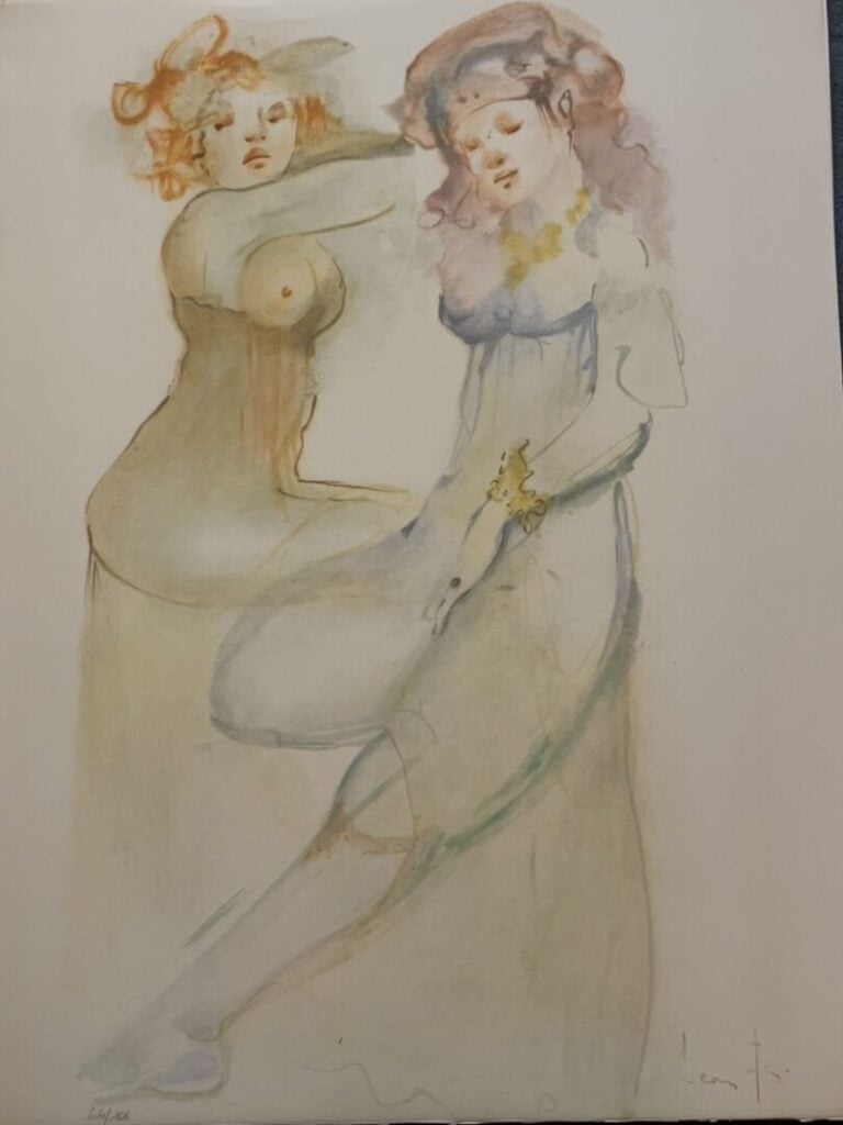 Leonor FINI (1907-1996) - Ensemble de 10 lithographies de sujets divers : petit…