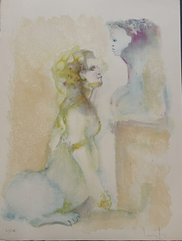 Leonor FINI (1907-1996) - Ensemble de 10 lithographies de sujets divers : petit…