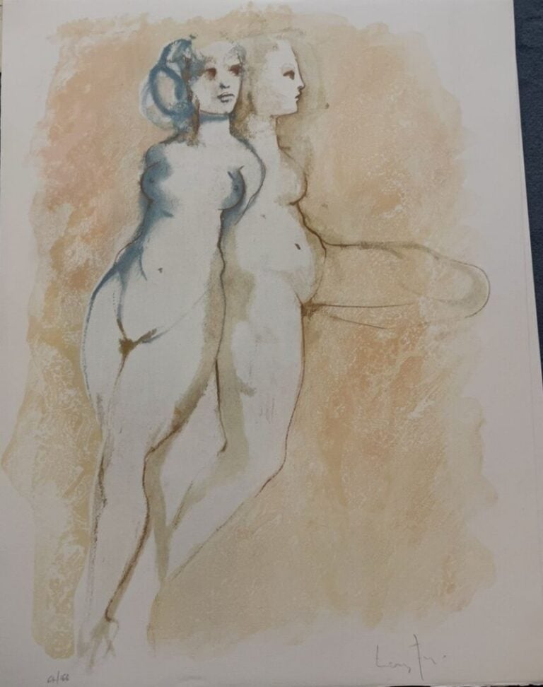 Leonor FINI (1907-1996) - Ensemble de 10 lithographies de sujets divers : petit…