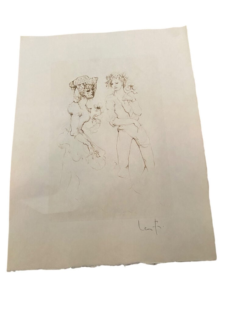 Leonor FINI (1907-1996) - Lot de 15 gravures représentant des personnages diver…