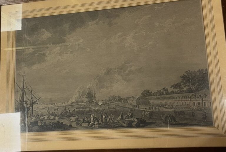 Lot divers : - -Panorama des bassins industriels de Thionville : 66,5 x 101,( c…