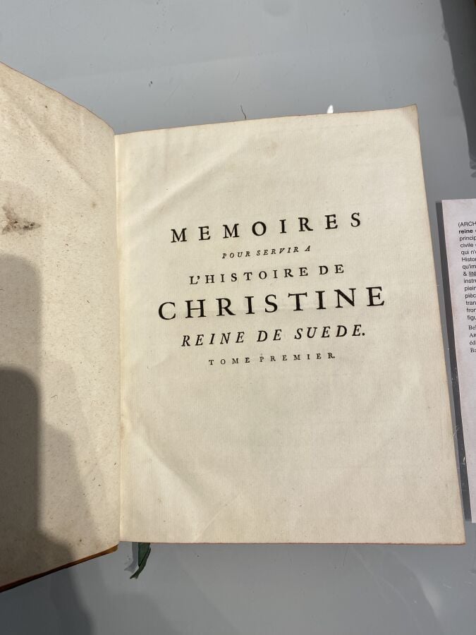 Mémoires pour servir à l'histoire de Christine Reine de Suède - Deux tomes. - C…