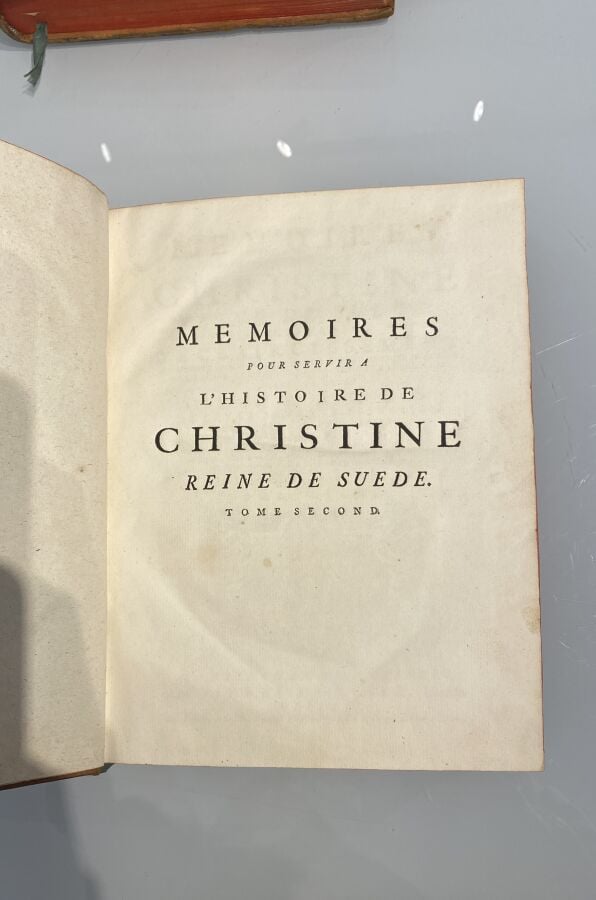 Mémoires pour servir à l'histoire de Christine Reine de Suède - Deux tomes. - C…