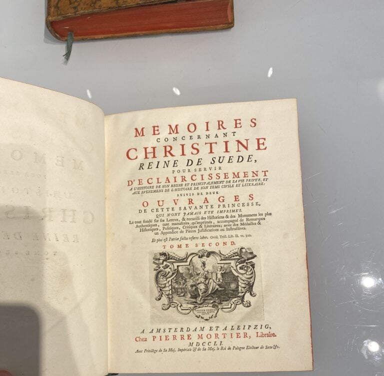 Mémoires pour servir à l'histoire de Christine Reine de Suède - Deux tomes. - C…