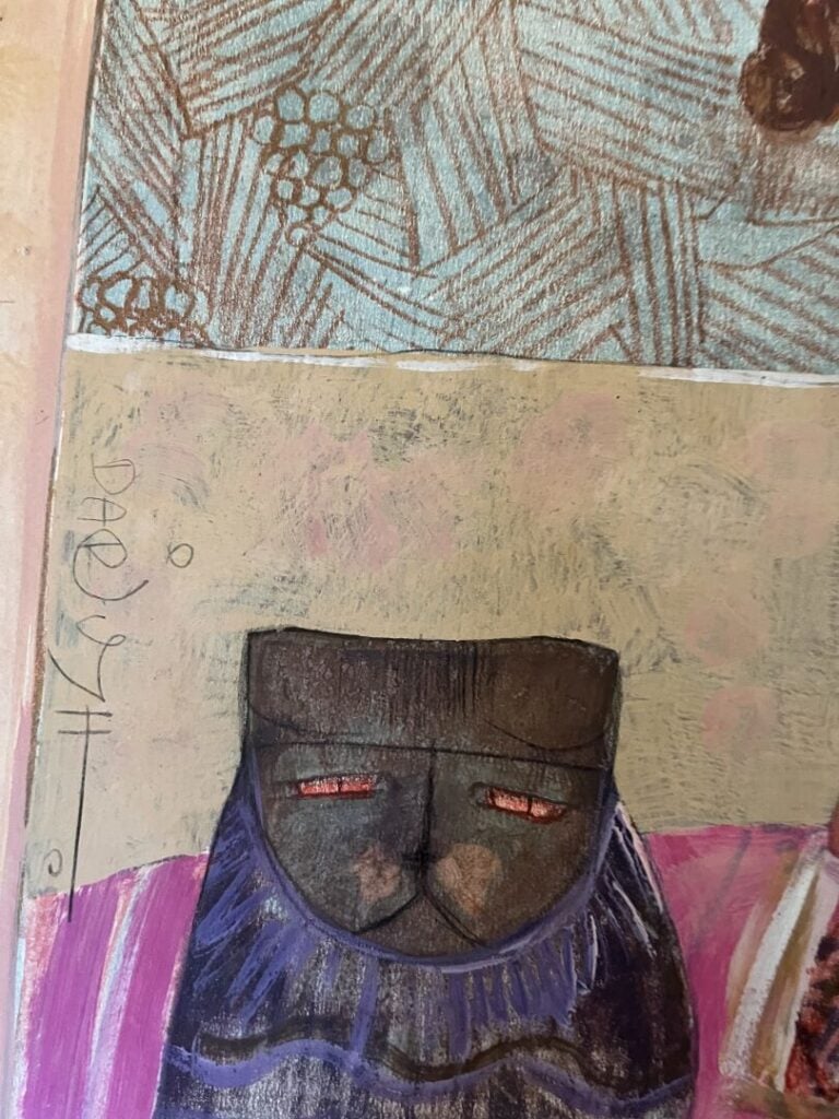 Mohajer DARIUSH (né en 1944) - Lot de deux dessins au crayon et aquarelle - "La…
