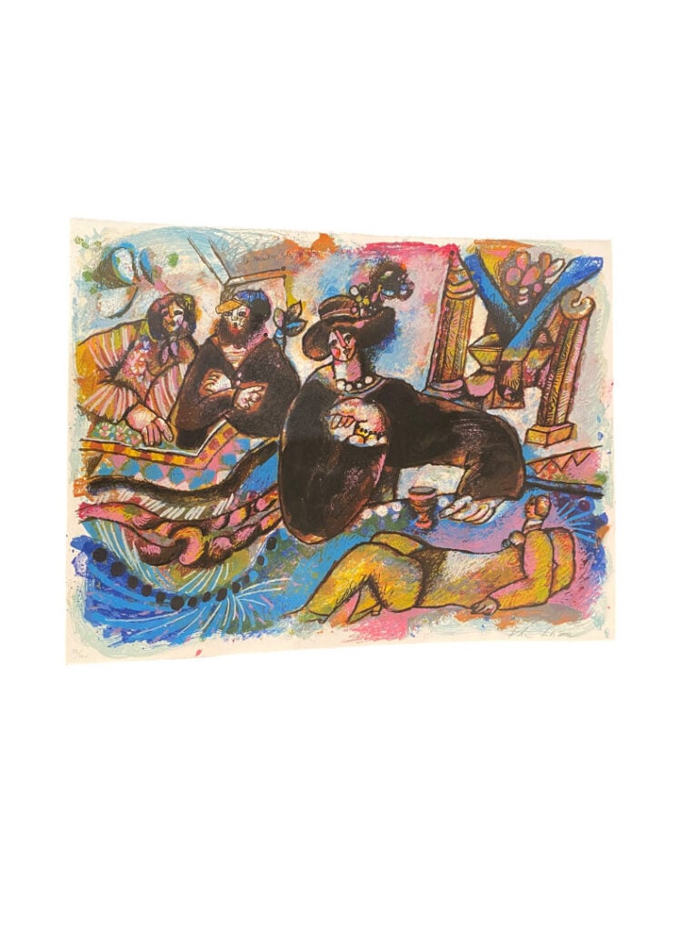 Théo TOBIASSE (1927-2012) - "La rumeur des siècles" - Lot de 4 lithographies en…