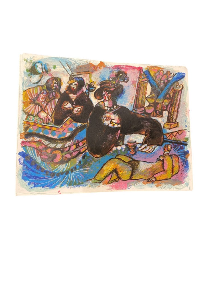 Théo TOBIASSE (1927-2012) - "La rumeur des siècles" - Lot de 4 lithographies en…