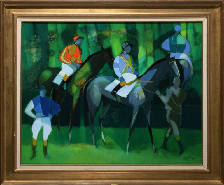 CAMILLE HILAIRE (1916-2004) - Deauville - Huile sur toile, signée en bas à droi…