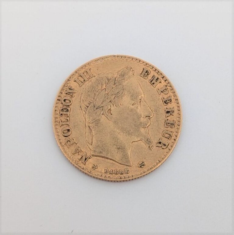 FRANCE: - 1 pièce de 10 francs or, Napoléon III tête laurée; 1862 - Poids net:…