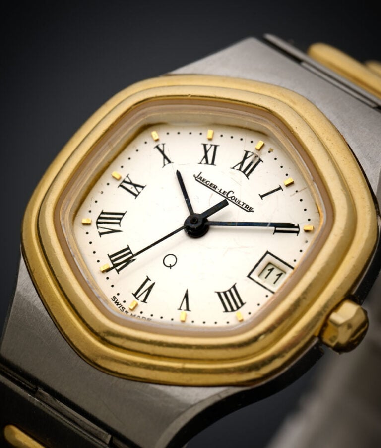 JAEGER-LECOULTRE - BRACELET MONTRE hexagonale "Albatros" en or jaune (750‰) et…