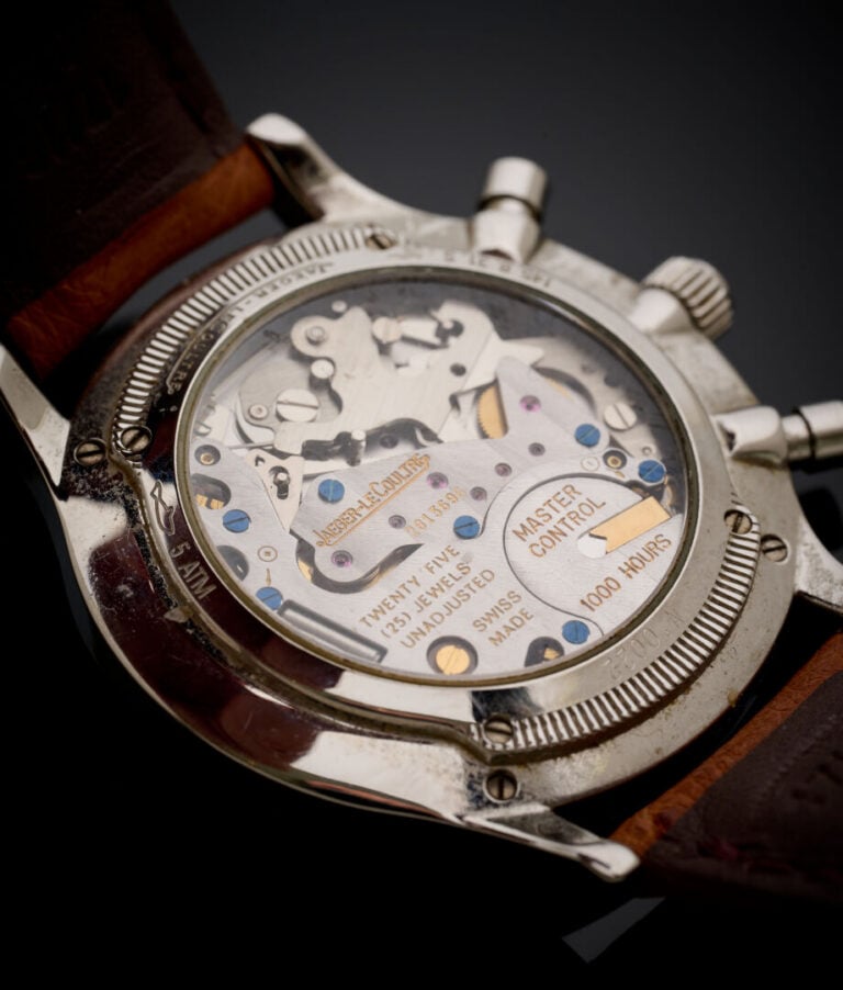 JAEGER LECOULTRE - BRACELET MONTRE ronde chronographe, tachymètre, modèle "Mast…