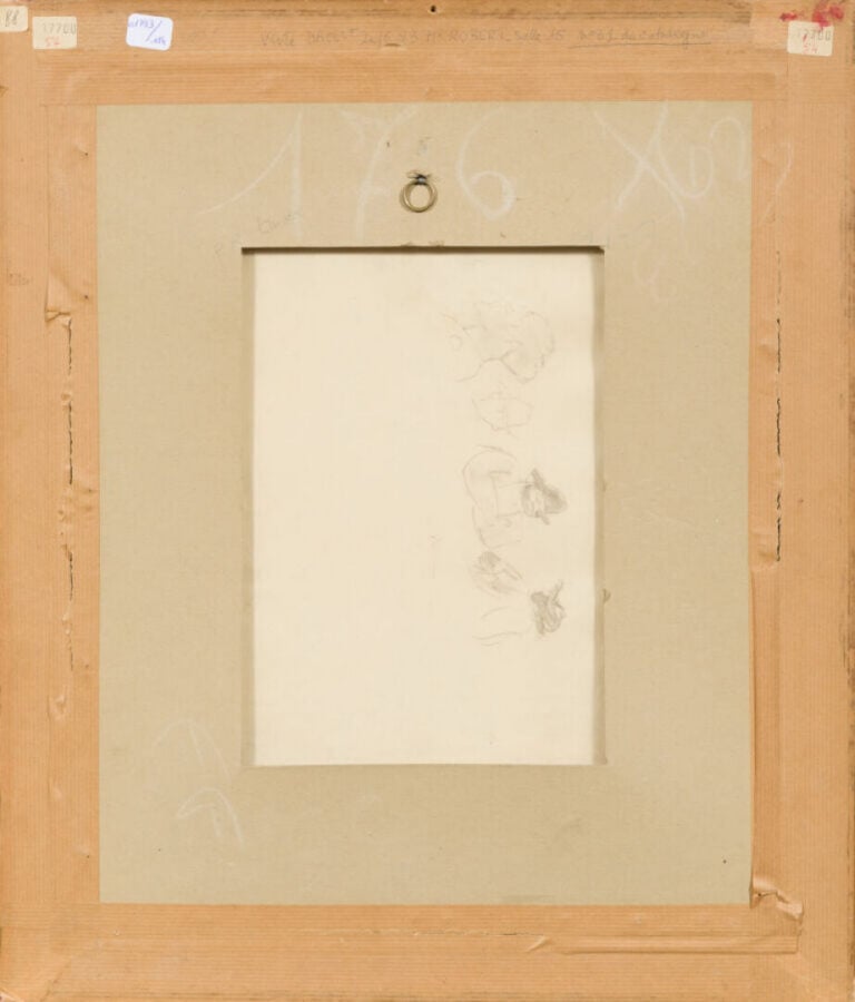 JULES PASCIN (1885-1930) - Scènes de vie, double face - Recto : crayon et fusai…