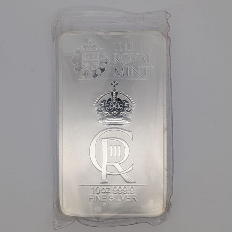 Lingotin de 10oz en argent