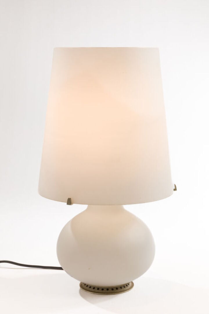 MAX INGRAND (1908-1969) & FONTANA ARTE (ÉDITEUR) - Lampe à poser modèle « 1853…