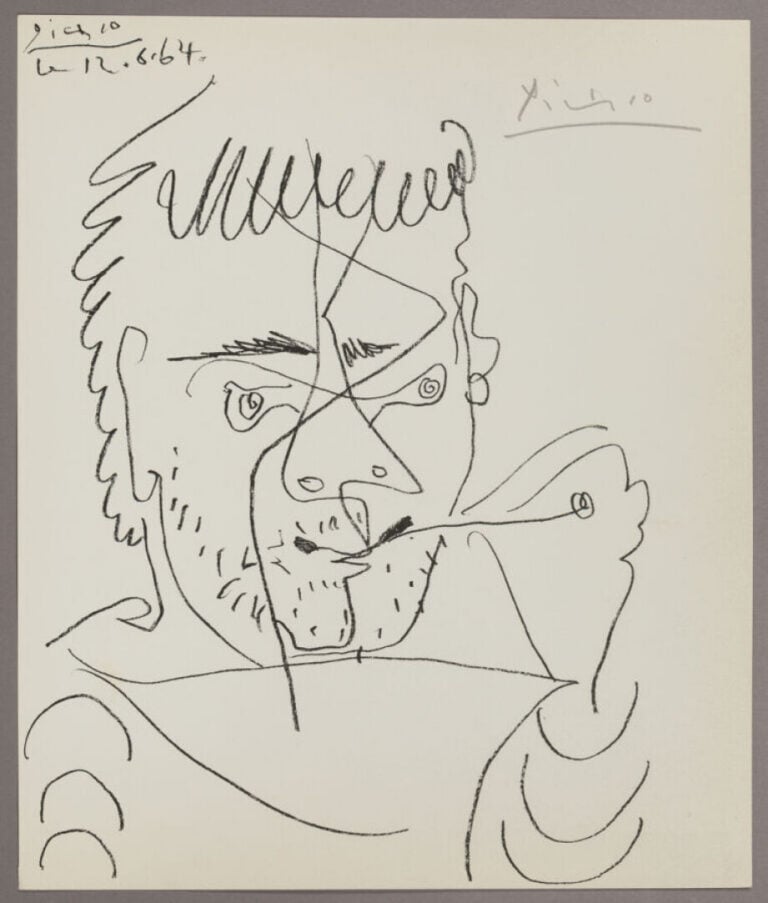 (PABLO PICASSO) - « POUR HENRY-DANIEL KAHNWEILER », 1965 - Suite de 9 lithograp…