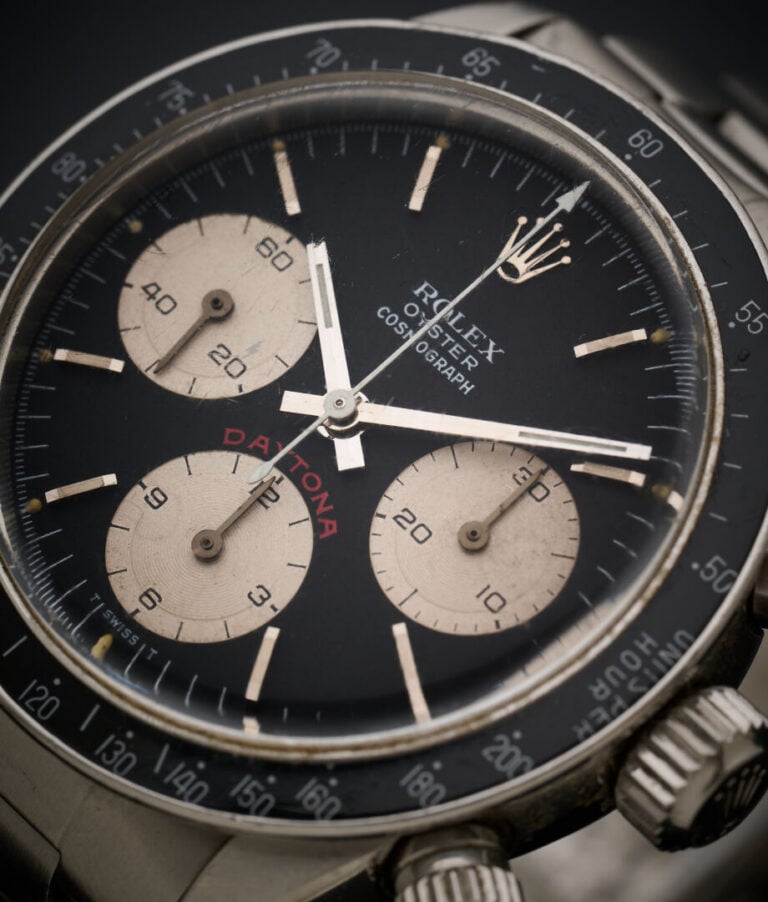 ROLEX - BRACELET MONTRE modèle "Oyster Cosmograph Daytona" en acier. Lunette no…