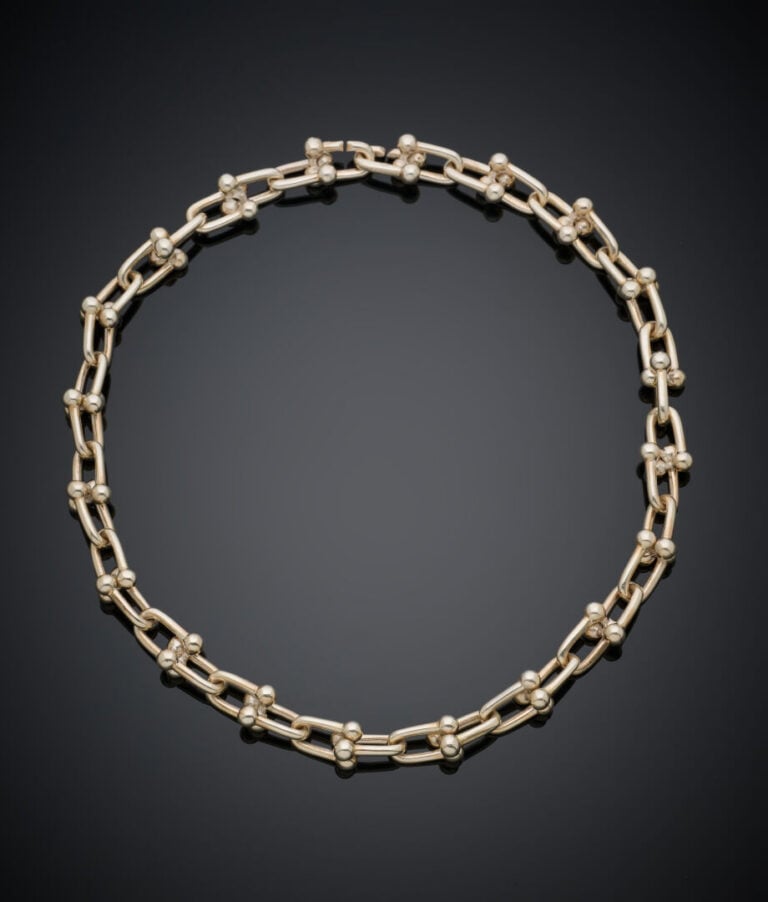 TIFFANY & CO - COLLIER modèle "HardWear" en argent (925‰). - Signé TIFFANY & CO…