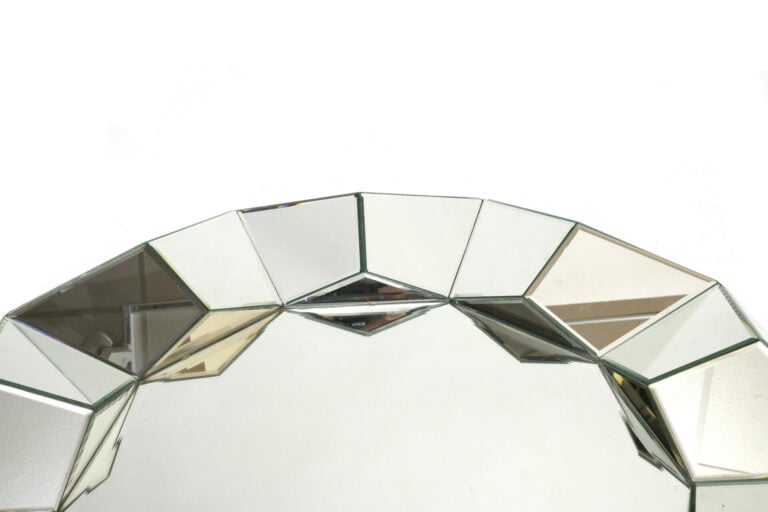 TRAVAIL XXÈME - Miroir à structure composée d'éléments rayonnants - Diam : 98 c…
