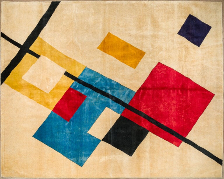 XXÈME/XXIÈME SIÈCLE - Composition dans le goût de Kasimir Malevitch - Tapis en…