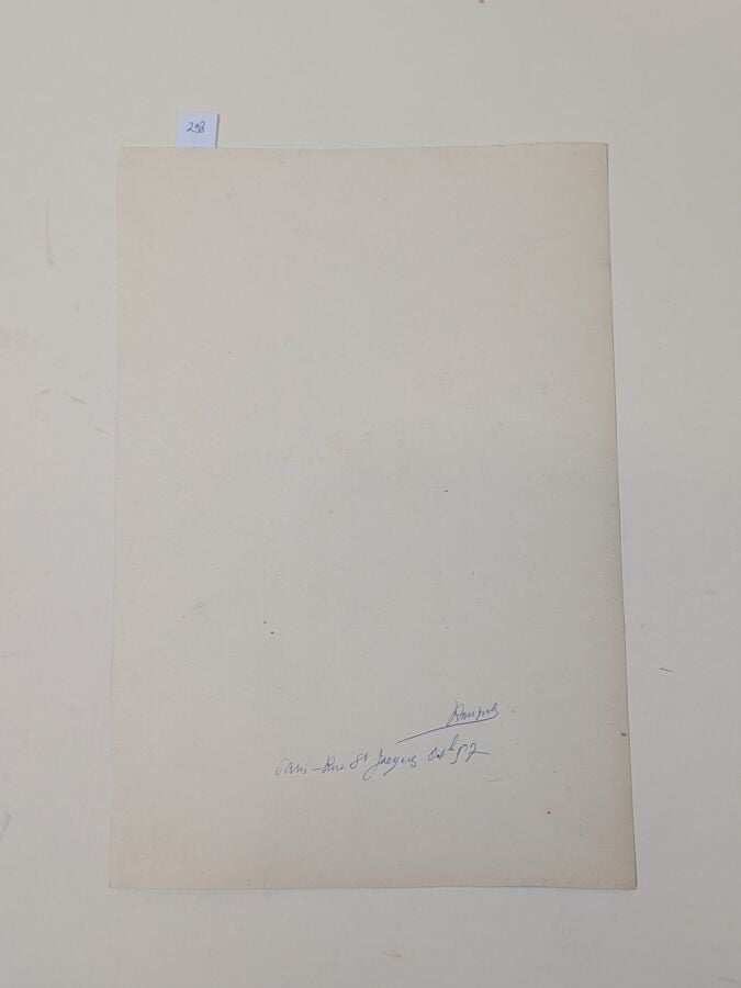 4 aquarelles originales parisiennes signées R. Mignol (?) 1956 à 1961. Rue Sain…