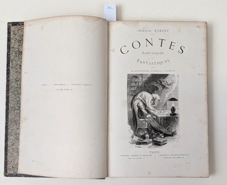 Adrien Robert / Contes Fantasques et Fantastiques, ill. d'Horace Castelli. Ed.…