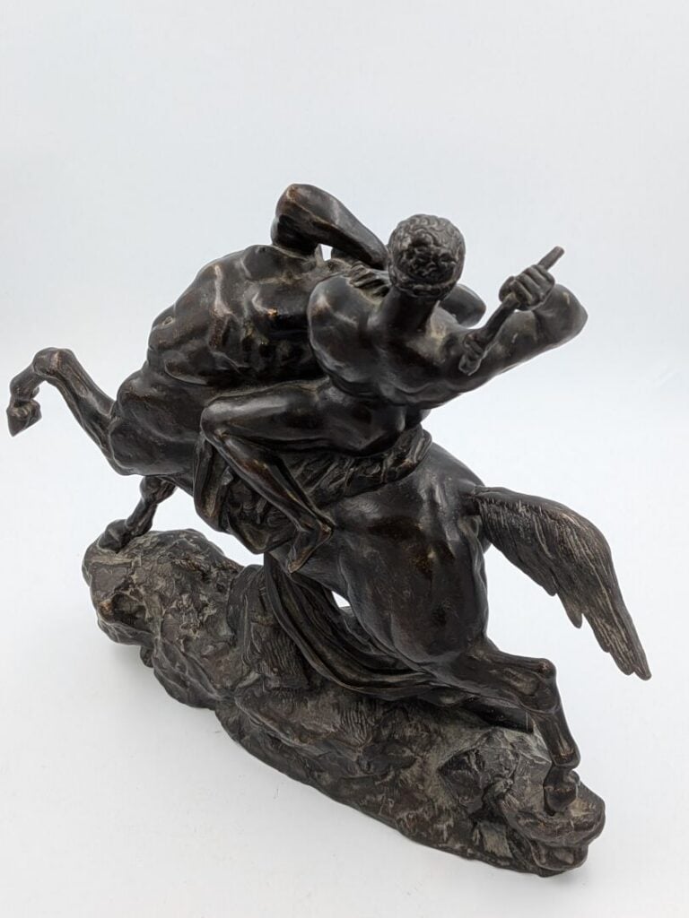 Antoine-Louis BARYE (1795-1875), dans le goût de - Thésée combattant le centaur…
