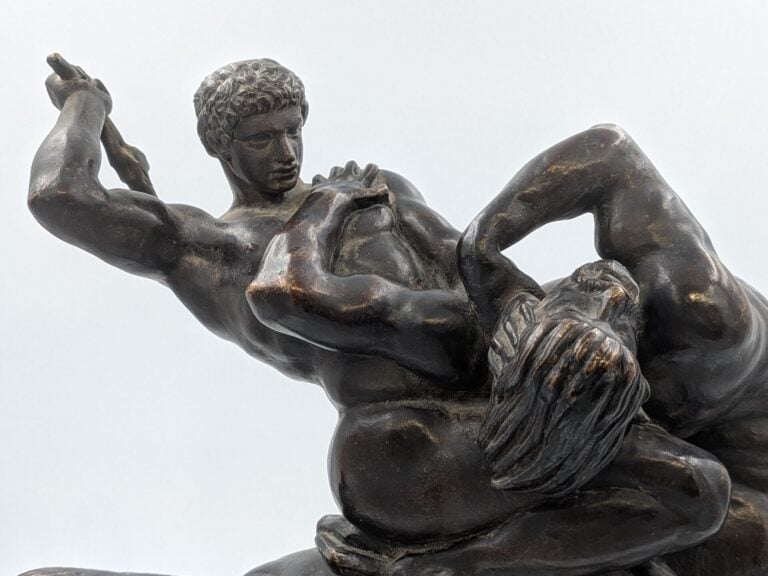 Antoine-Louis BARYE (1795-1875), dans le goût de - Thésée combattant le centaur…