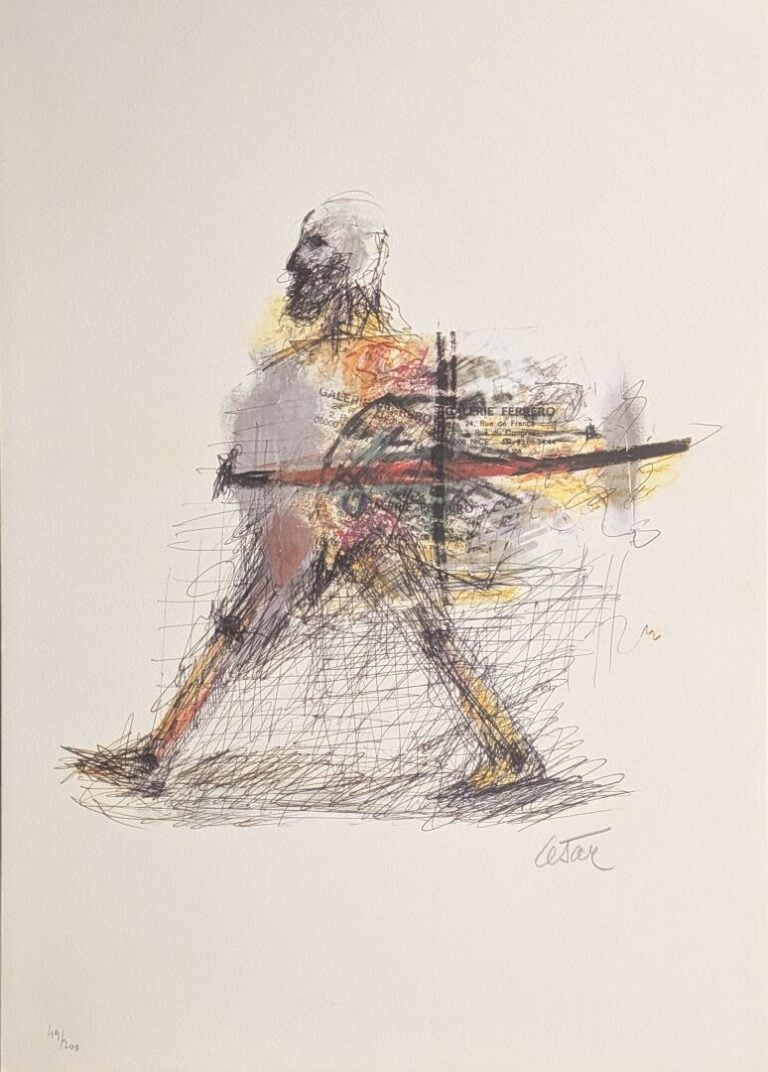 César BALDACCINI dit CÉSAR (1921-1998) - L'homme oiseau, vers 1980 - Lot de 10…